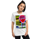 this shirt is a stop sign - YOLOv2